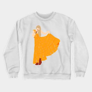 Eras Evermore Orange Dress Crewneck Sweatshirt